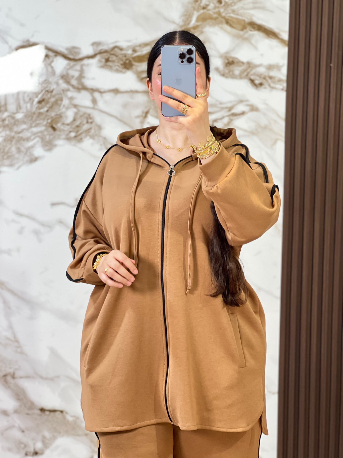 Ensemble jogging oversize