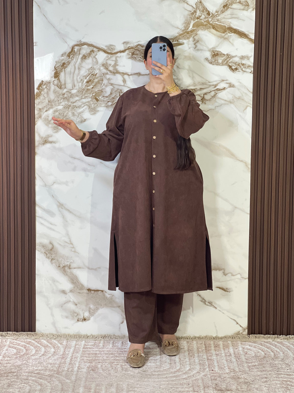 Ensemble Tunique Longue avec Pantalon