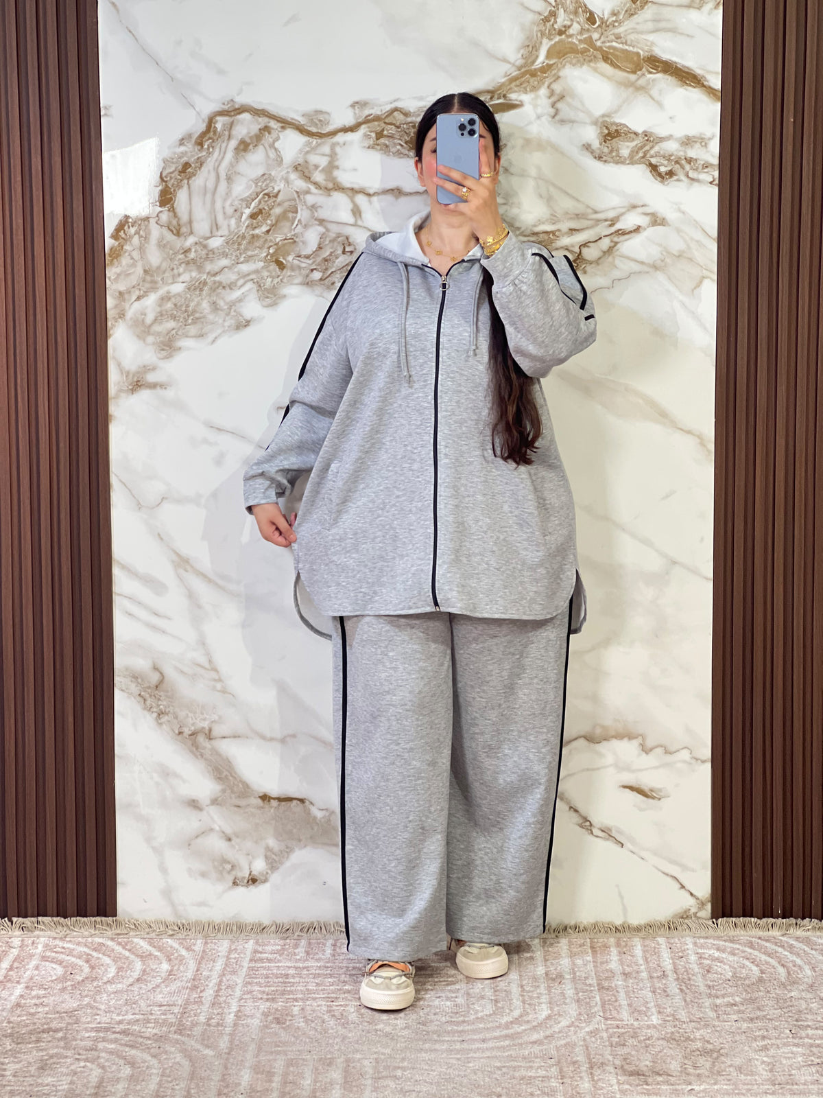 Ensemble jogging oversize
