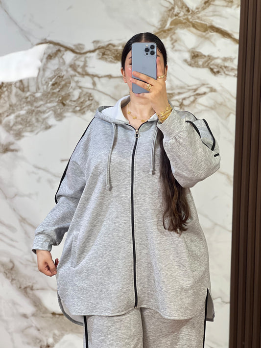 Ensemble jogging oversize