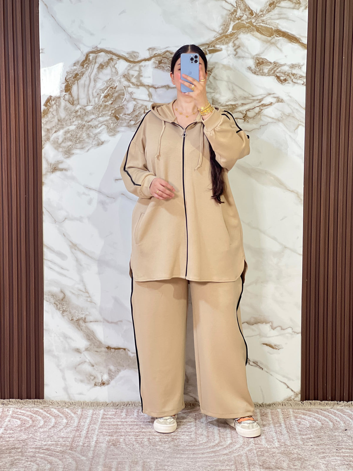 Ensemble jogging oversize