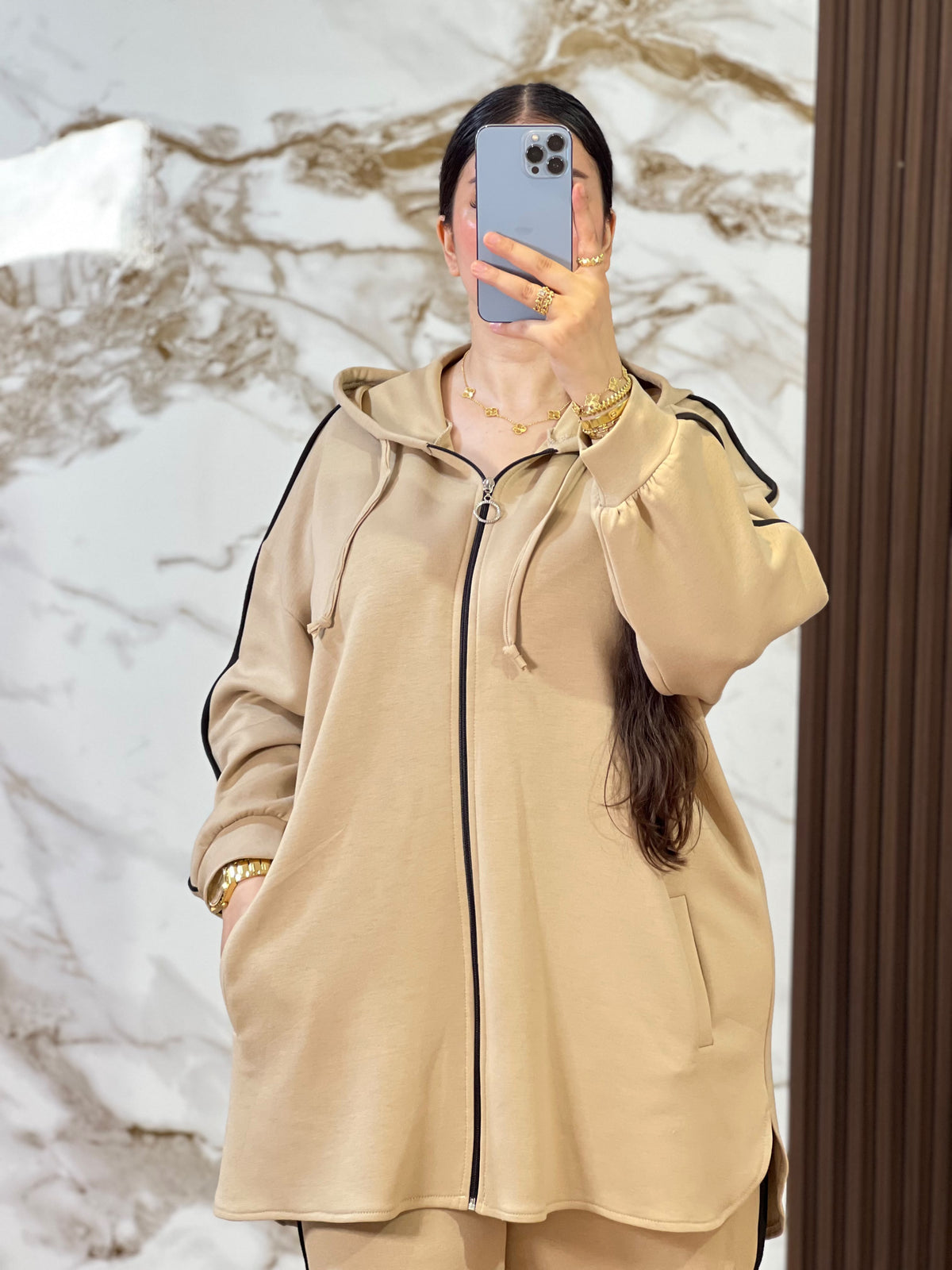 Ensemble jogging oversize