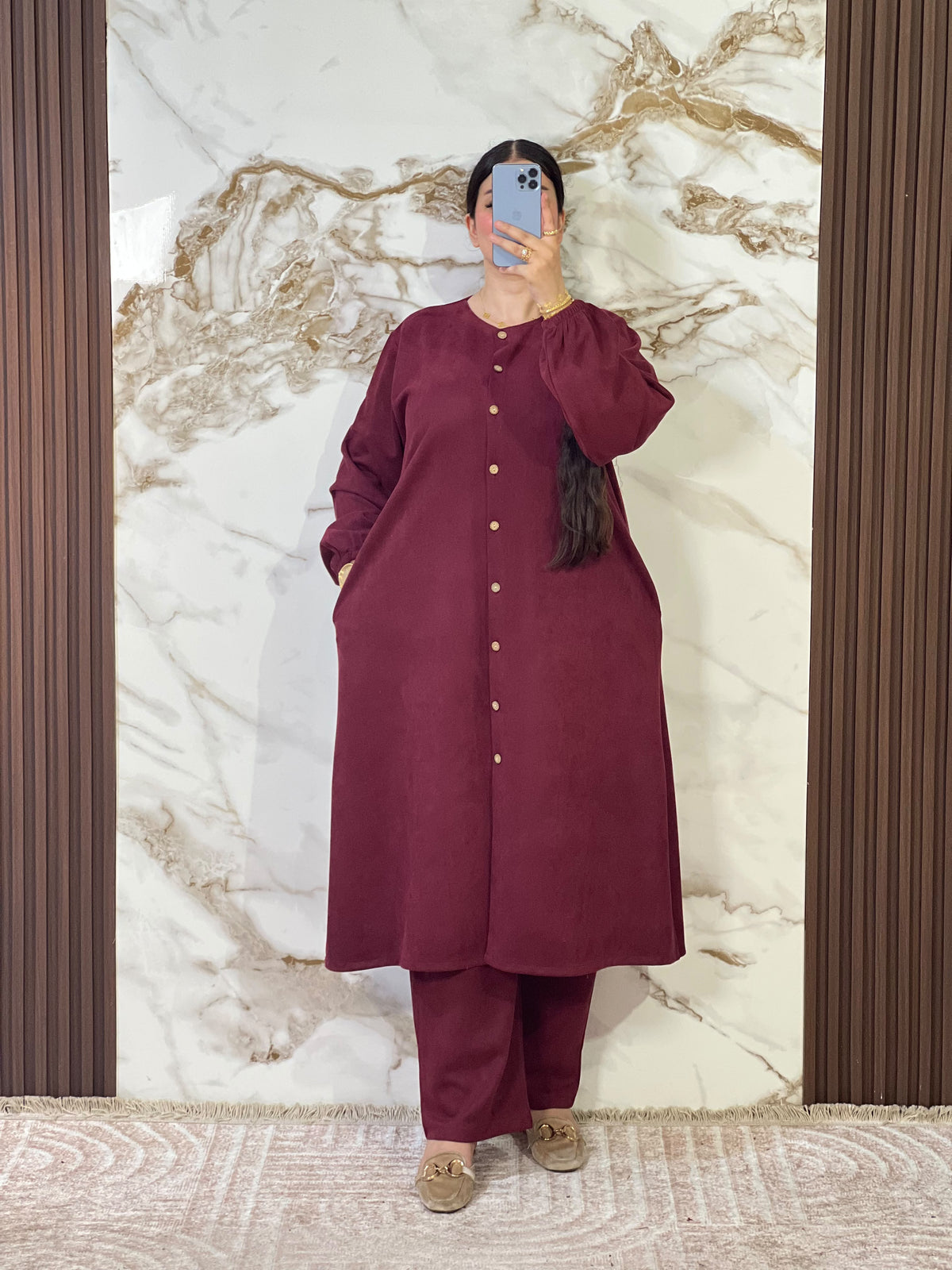 Ensemble Tunique Longue avec Pantalon