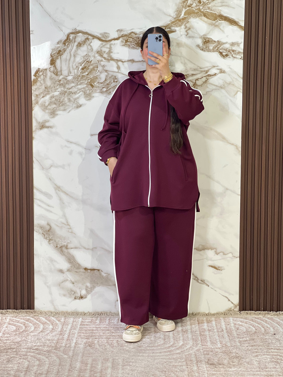 Ensemble jogging oversize