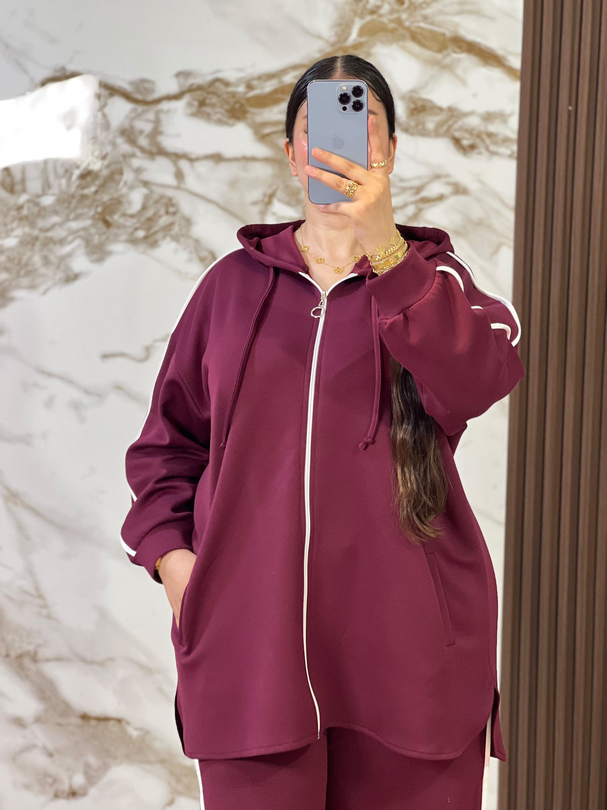 Ensemble jogging oversize