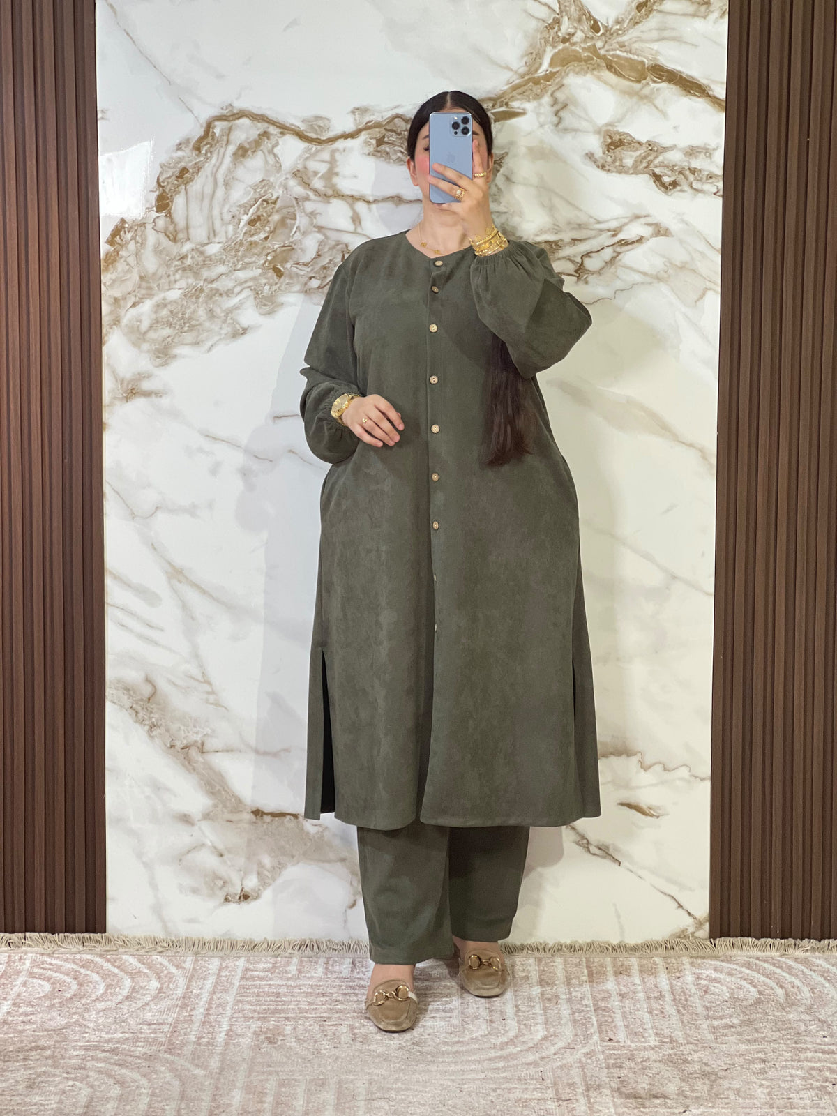 Ensemble Tunique Longue avec Pantalon