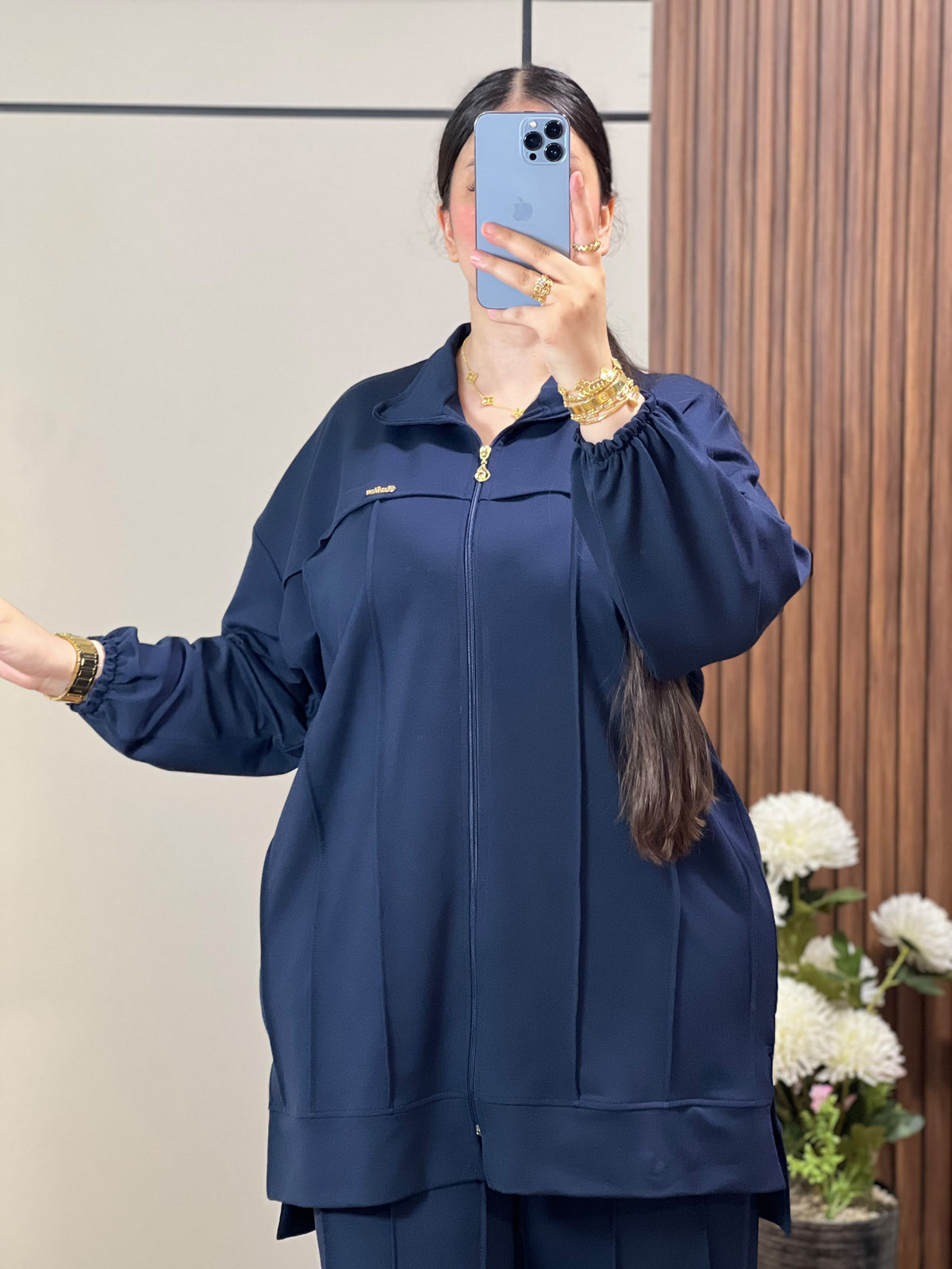 Veste Zippée et Pantalon Large