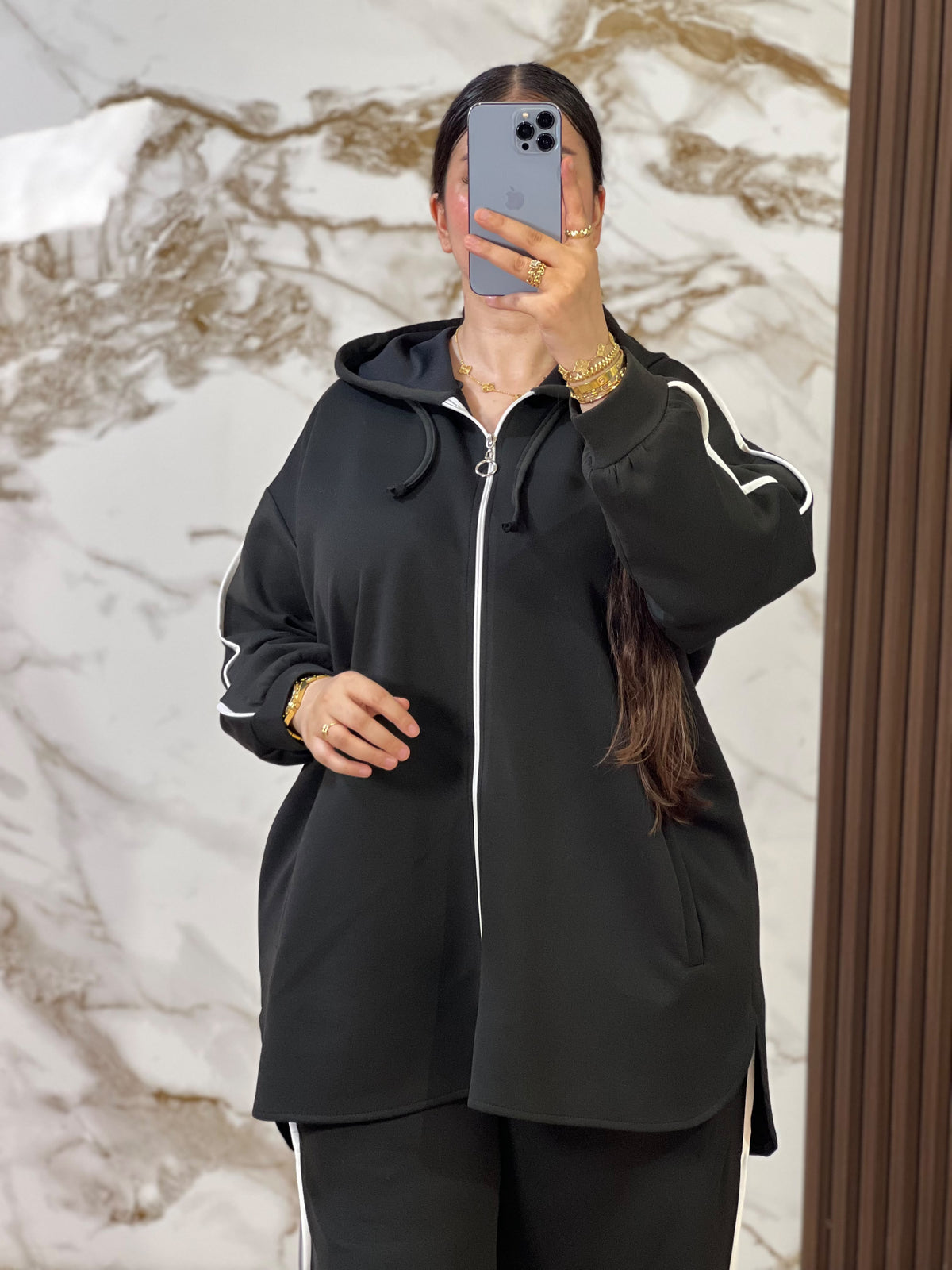 Ensemble jogging oversize