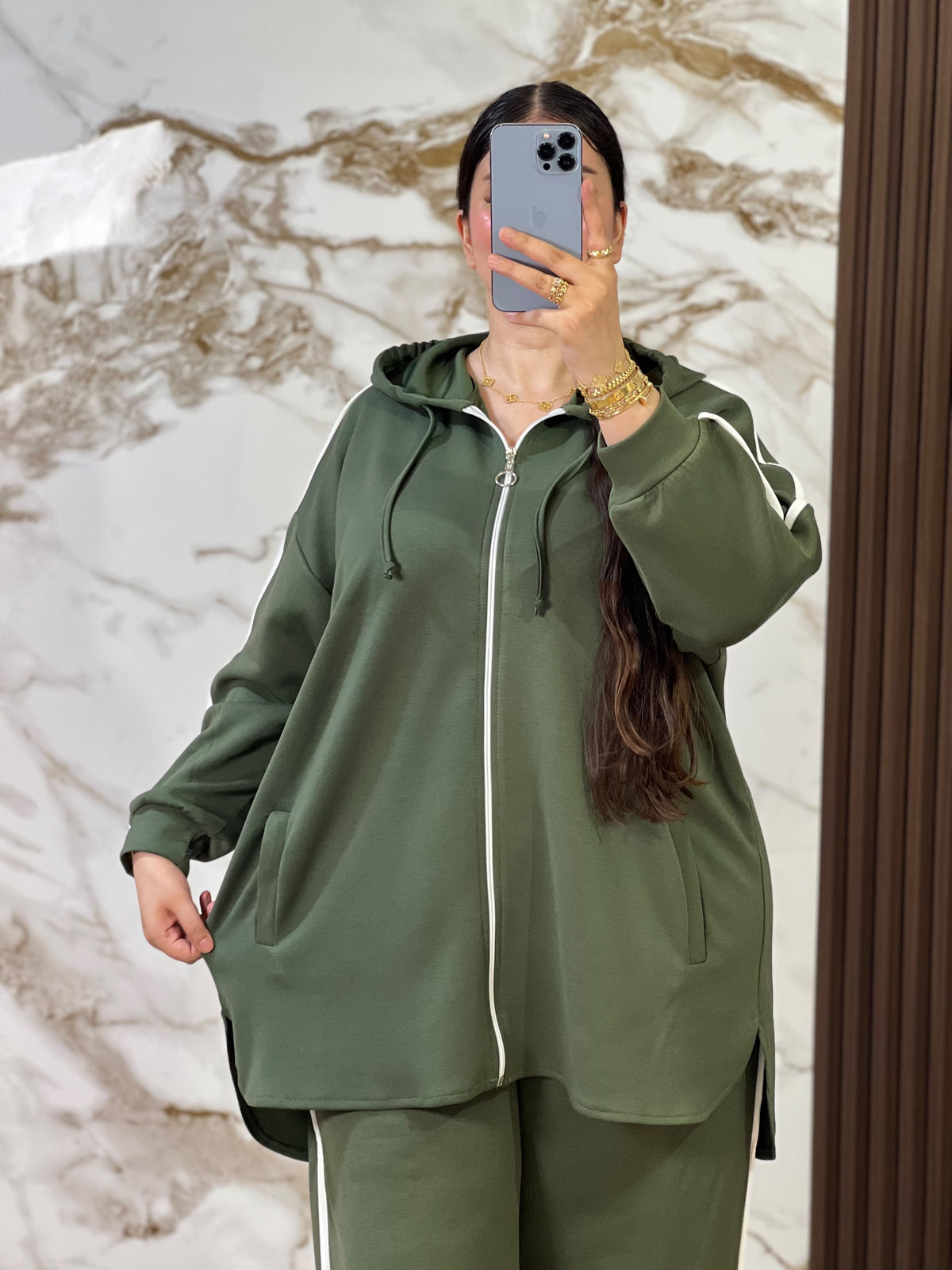 Ensemble jogging oversize
