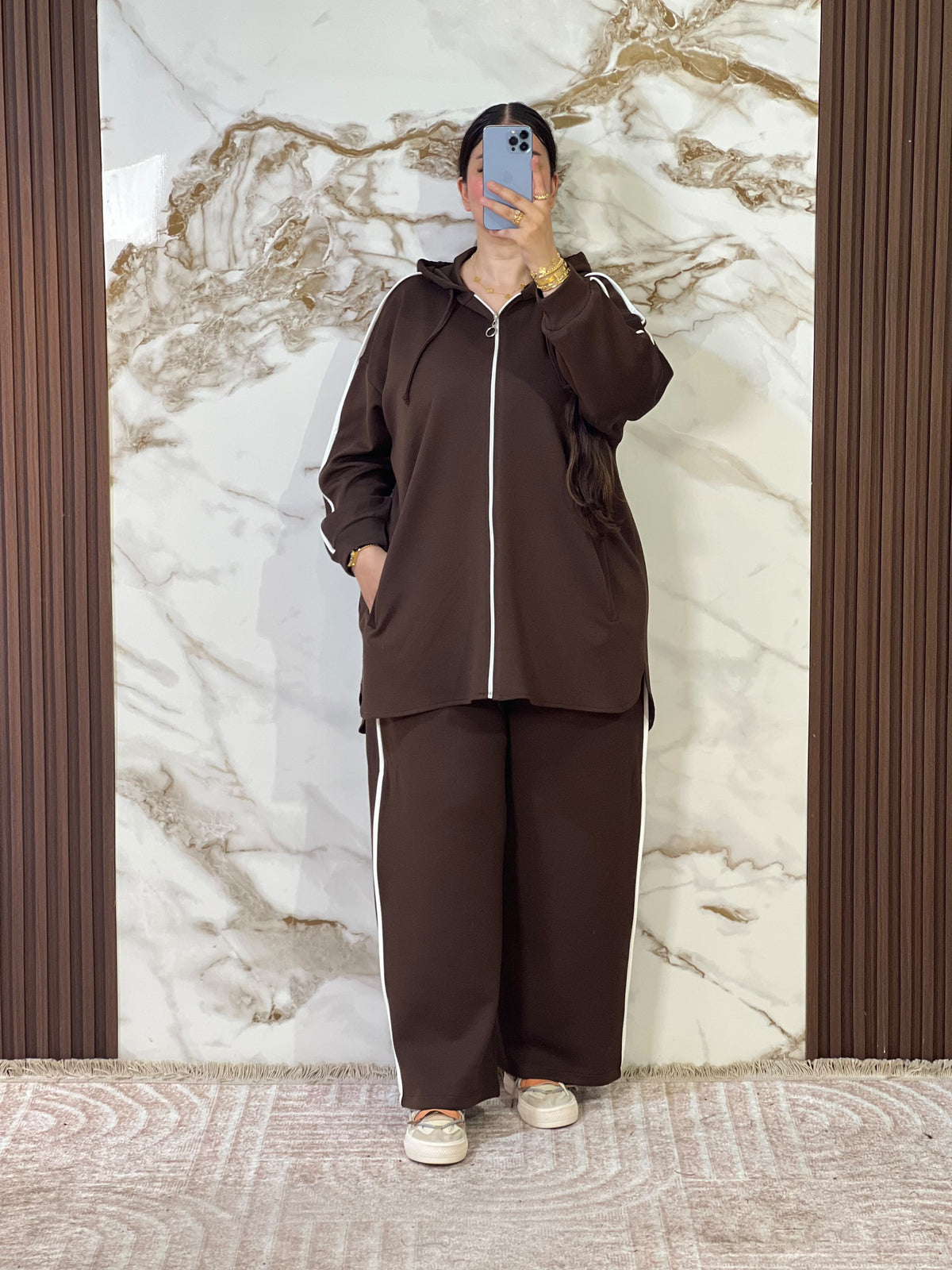 Ensemble jogging oversize